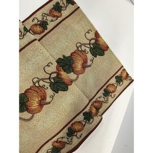 Fall Fest Harvest Rectangular Tapestry Table Runner 14 x 70 Thanksgiving Autumn